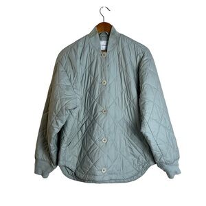 Wilfred light‎ green quilted lightweight coat. Size small